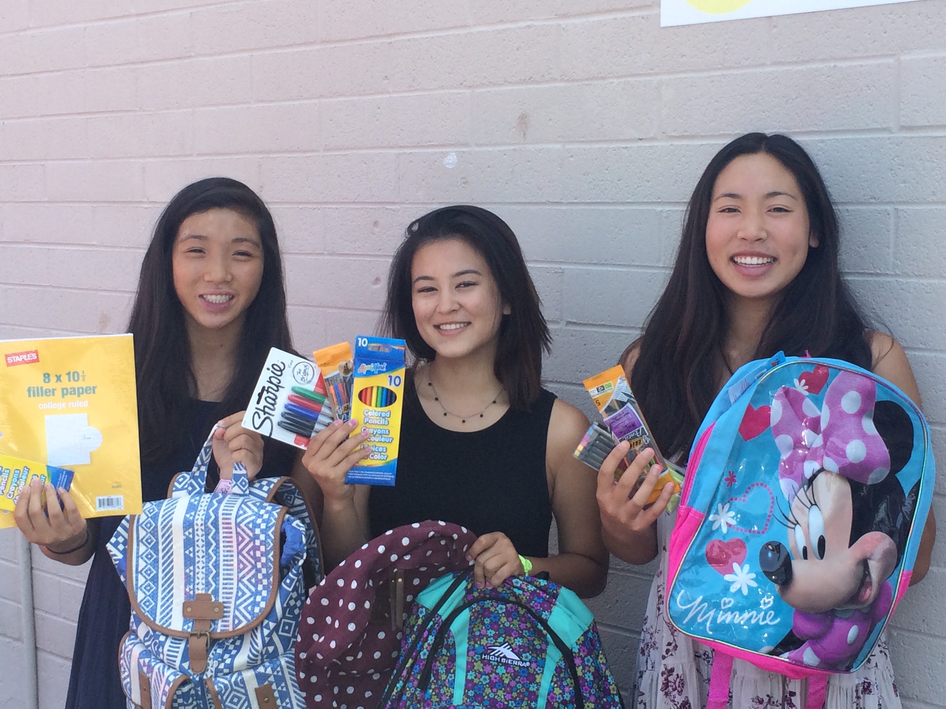 Students Donate School Supplies with Lemonade Stand Profits
