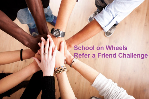 Refer a Friend to School on Wheels and Co-tutor!
