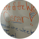Oscar, School on Wheels Student of the Month