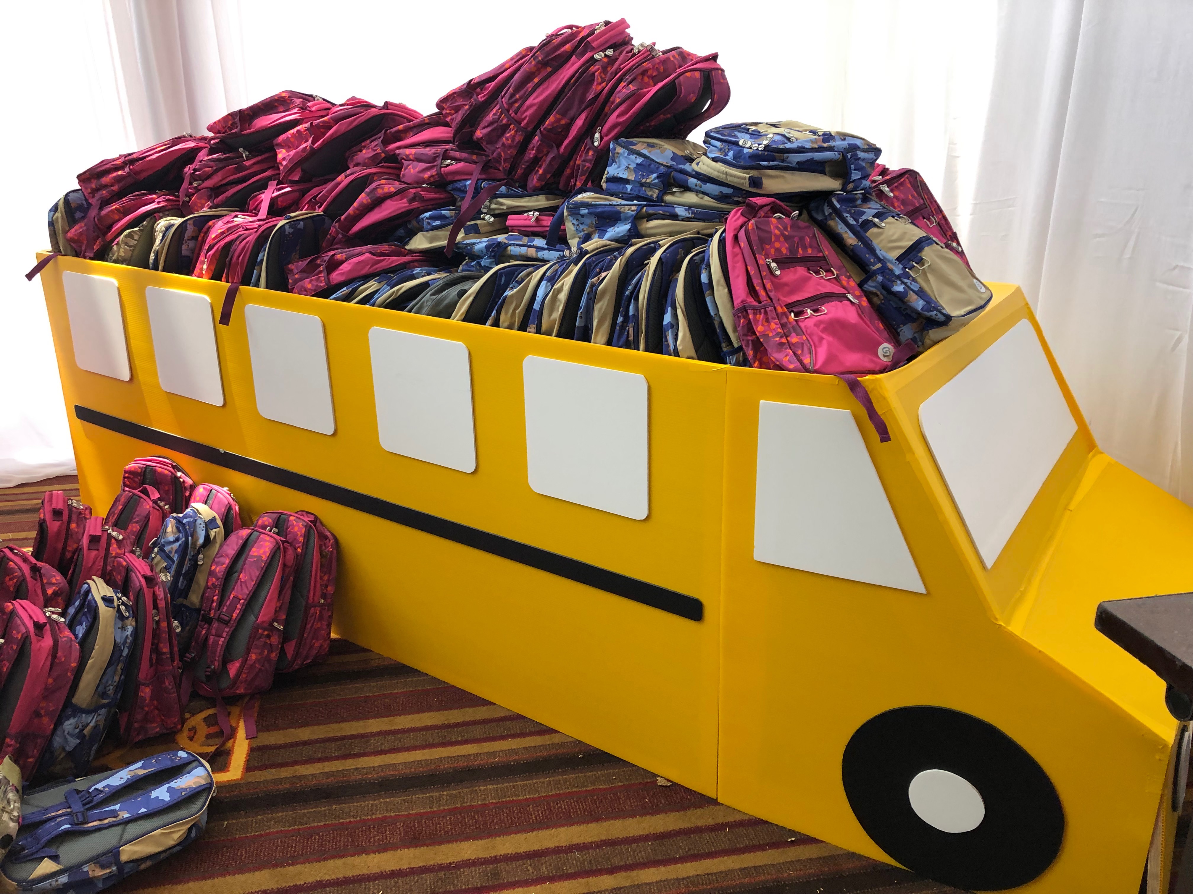 2,500 Backpacks Ready for Students!