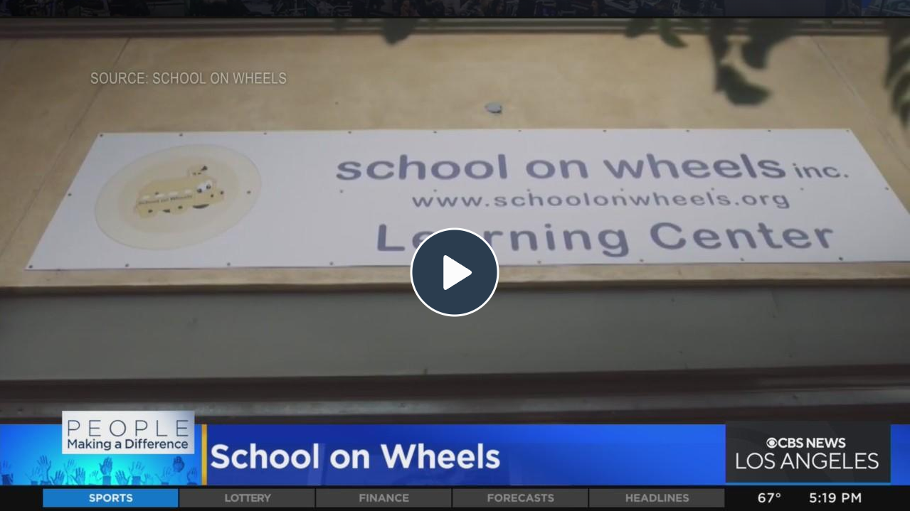 School on Wheels on CBS Los Angeles