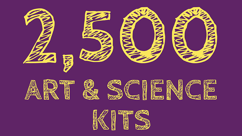 2500 art and science kits