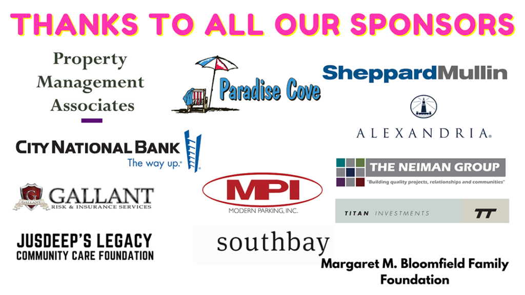Thank you to to our sponsors